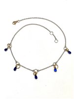 Collana Silvia Kelly Donna Grappolo in Oro Cianite G479/1A-53389 - G479/1A-53389